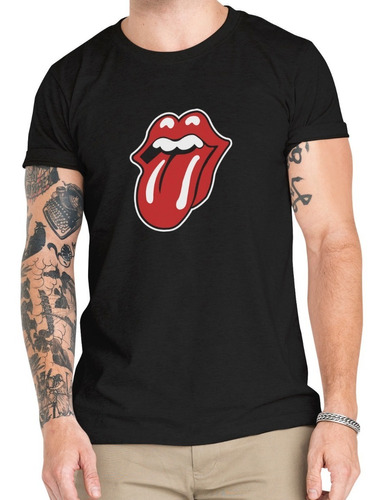 Polera Rolling Stones 100% Algodón Orgánico Mus38