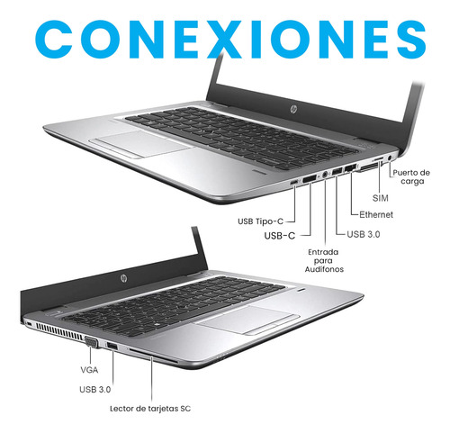 Laptop Hp Elitebook 15.6 Core I7 6th 16gb Ram 1tb Ssd (Reacondicionado)