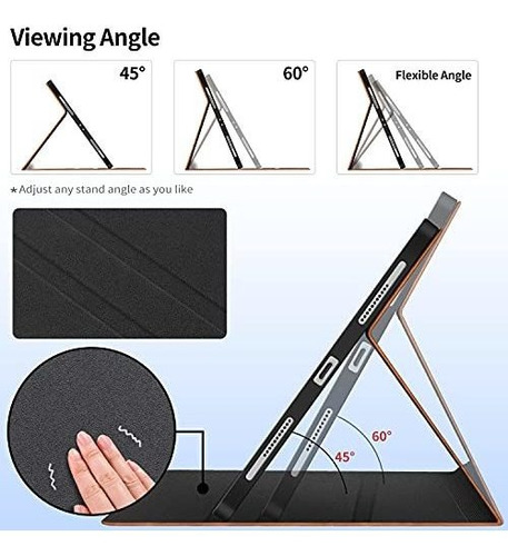 Estuche Para iPad Pro ª Generacion Sintetica Soporte