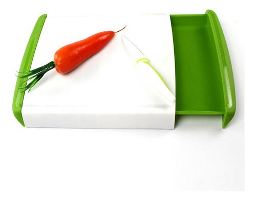 Chopping Board Com 2 Gavetas, Pega Comida E Resíduos,
