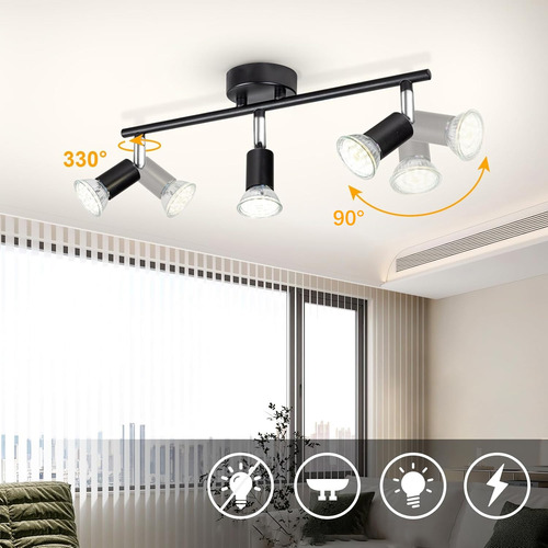 Lámpara De Techo Iluminación De Riel Decorativas De Tocador