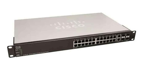 Imagen 3 de 3 de Switch Cisco Smb Sg500-28-k9 Admin L3 De 24 Puertos Gigabit