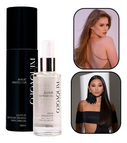 Kit Óleo Capilar Elixir + Leave-in Protetor Térmico Ojoaquim