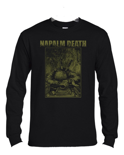 Polera Ml Napalm Death Self Improve Metal Abominatron