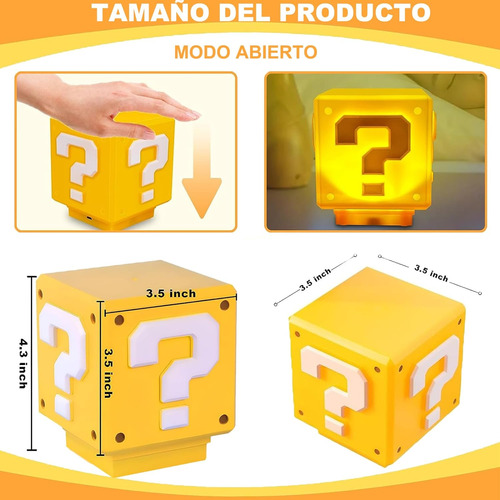 Lampara De Noche Decoracion Recamara Efectos De Sonido Juego