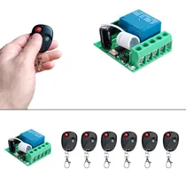 Comprar 6 Controles Remoto Inalámbricos 1rele 12-220v 10a 433mhz Kit