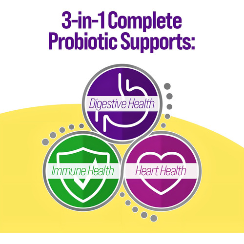 Culturelle 3 In 1 Probioticos Completos 30 Caps Omega 3 Sabor Sin Sabor