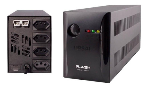 Nobreak Upsai Flash 1200 Va Biv/115 Conector Bateria Externa