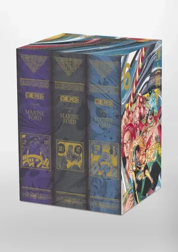 One Piece Ep6 Box Vol 54 - 61 Marine Ford - Caixa Manga Japonês
