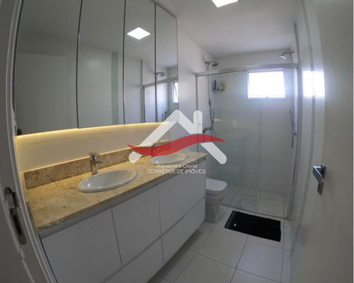 Imagem 10 de 30 de Fantástico Apartamento 140 M², No Resid. Saint Tropez, 3 Suítes, 4 Wc, Varanda Gourmet, Mobiliado, Lazer Completo, 3 Vagas.mercadão Campolim, Sorocaba - Ap00224 - 70428473