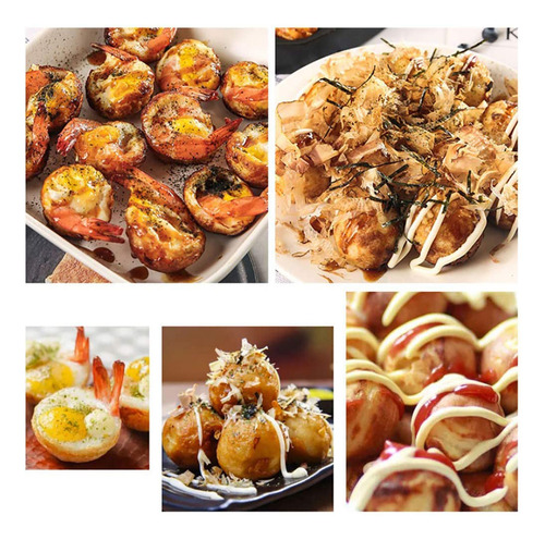 Sartén Antiadherente Takoyaki Grill Para Cocinar Baki
