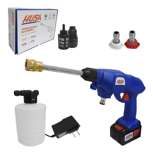 Imagen 2 de 4 de Hidrojet - Hidrolavadora Inalámbrica 30 Bar - Husa - H-bg10