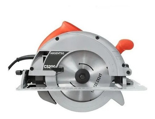 Sierra Circular De Mano 230mm 91/4 2000w Ind Argentec Cs200