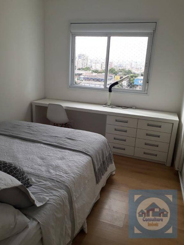 Apartamento Com 3 Dormitórios Para Alugar, 111 M² Por R$ 5.500,00/mês - Ponta Da Praia - Santos/sp - Ap5165
