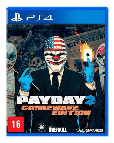 Jogo Pay Day 2 Crimewave Edition Ps4 Físico (seminovo)