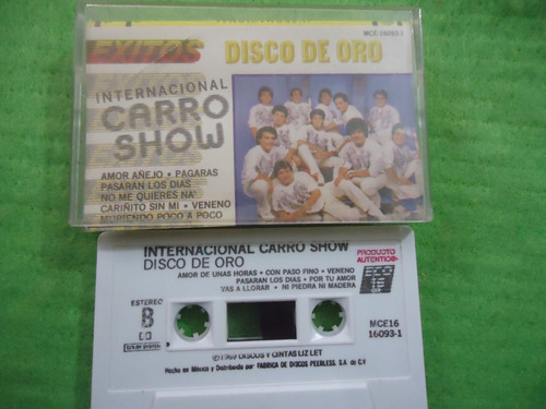 Internacional Carro Show Exitos Disco De Oro Cass