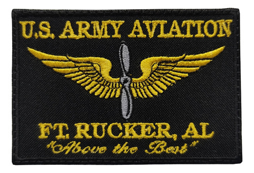 Parche Bordado Us Army Aviation Ft Rucker Al Above The Best