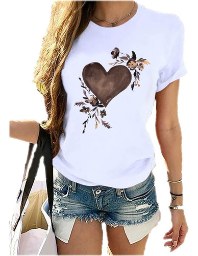 Remera Dama Mujer Cactus Corazón Love Rocas Cactáceas #16