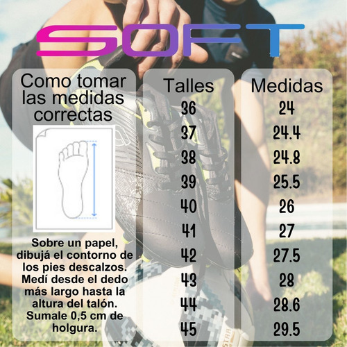 Botin Botines Fútbol 11 Zapatilla Tapones Hombre Césped B22a