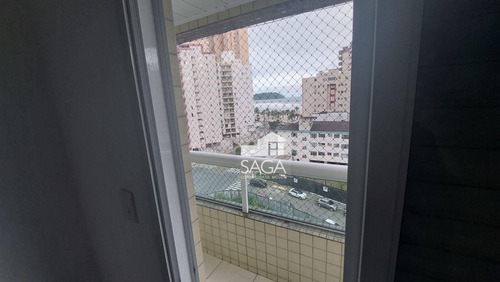 Imagem 20 de 30 de Vista Para O Mar! Mobiliado! Apartamento Com 2 Dormitórios À Venda, 85 M² Por R$ 435.000 - Vila Guilhermina - Praia Grande/sp - Ap4494