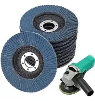 Comprar Caja 10 Discos Lija Flap Traslapa 550457 115mm Desbaste Alu.