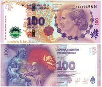 Comprar Billete De Argentina 100 Pesos Nuevo Sin Circular, Eva Perón