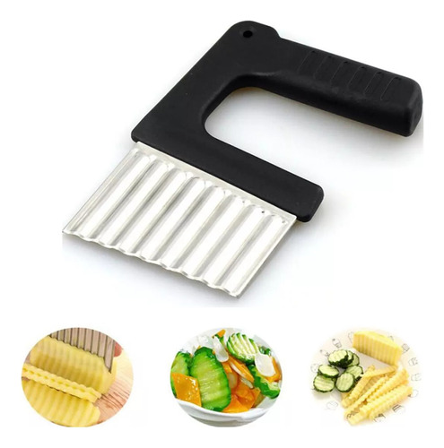 Cortador De Papas Fritas Cuchillo De Acero Inoxidable For L