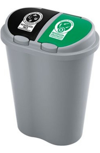 Punto Ecologico Doble Caneca  Verde Azul 25 Lt Cada Uno