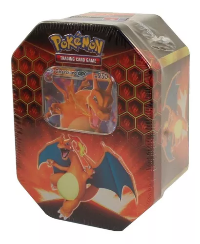 POKEMON LATA DESTINOS OCULTOS CHARIZARD GX PT-BR COPAG - Bragames