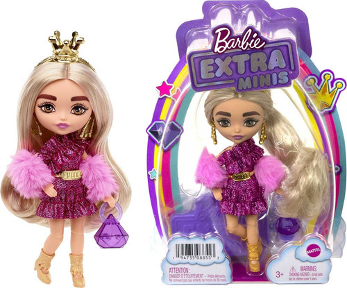 Barbie Muñeca Extra Minis Y Accesorios Con Cabello Rubio