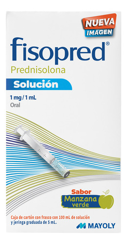 Fisopred Solucion Pediatrica 100 Mg Manzana Verde Frasco C/100 Ml - MAYOLY SPINDLER DE MEXICO, S.A. DE C.V.