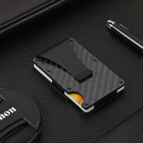 Cartera For Hombre, Cartera Metálica Con Clip For Billetes
