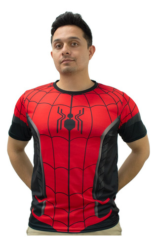 Playera Sublimada Spiderman Coleccion