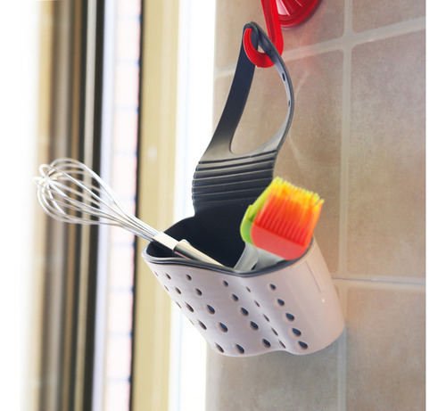 A Cesta De Almacenamiento Colgante For Utensilios De Cocina