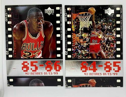 23 Tarjetas Michael Jordan. Set Completo. Excelente Estado