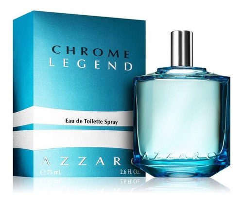 Eau de Toilette tradicional masculina Azzaro Chrome Legend Edt 75 ml Perfume para homens
