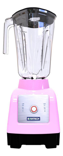 Licuadora Bartech B4 550w 2 Vel Vaso Plástico Easy Touch Color Rosa