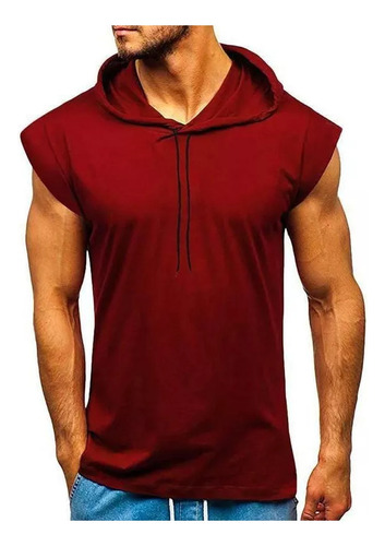 Camiseta De Manga Corta Para Hombre Fitness Workout Gym Slim