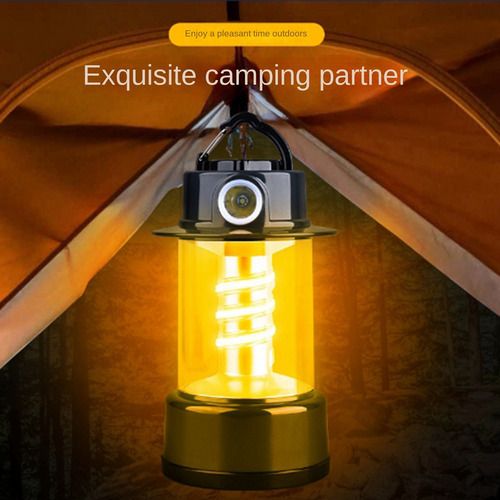 Lámpara De Camping Para Exteriores Con Linterna Led De Crist