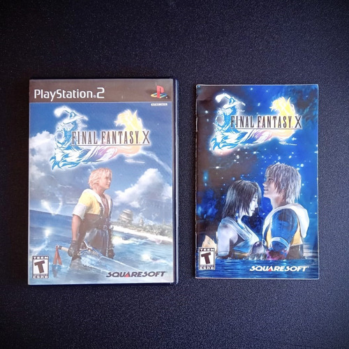 Final Fantasy X (sem Jogo) - Ps2 - Somente Encarte E Manual (Usado)