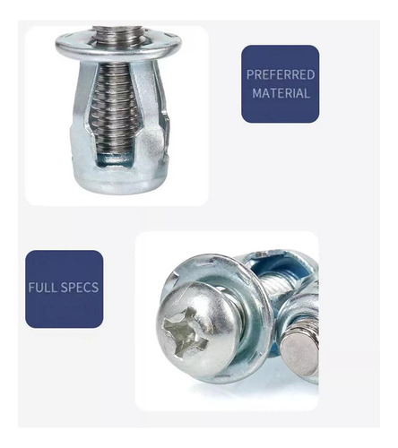 Nova Porca De De Chapa De Ferro Âncoras Ferramenta De 4x20mm