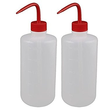 Uxcell 2pcs 2mm 500ml Dia De Plástico Blando Pico Afilado Co