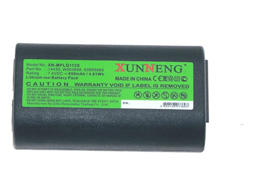 Batería De Iones De Litio Xunneng Para 3m Pl200