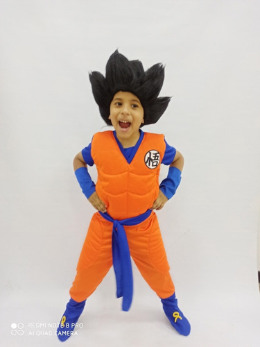 Disfraz Niño Goku Cosplay Halloween | Cuotas sin interés Disfraz Niño Goku Cosplay Halloween | Cuotas sin interés