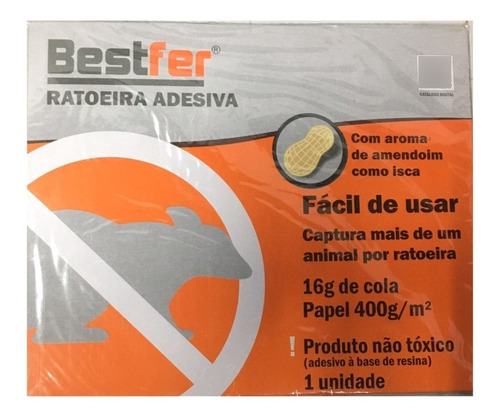 Kit 20 Ratoeira Adesiva Grande Cola Pega Rato Armadilha Isca