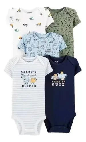 Yy Para Bn Pañaleros Manga Corta Para Niños 0-24 Meses, 5