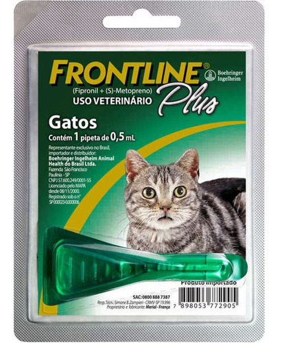 Frontline Plus Gatos