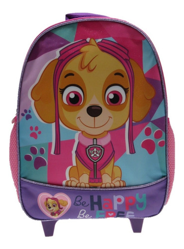 Mochila Con Ruedas Paw Patrol Pp78068g Original