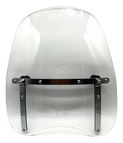 Parabrisas Moto Custom, Universal Con Soportes, Envio Gratis