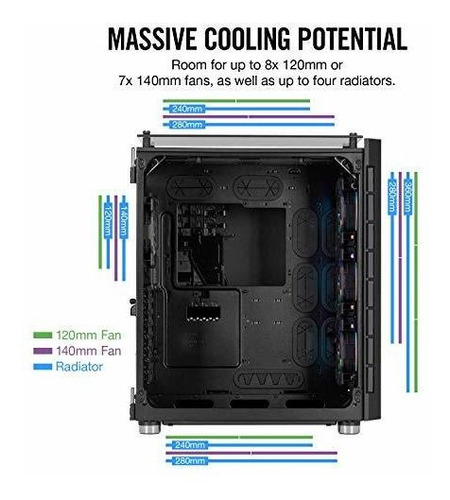 Accesorio Pc Cristal Corsair Negro